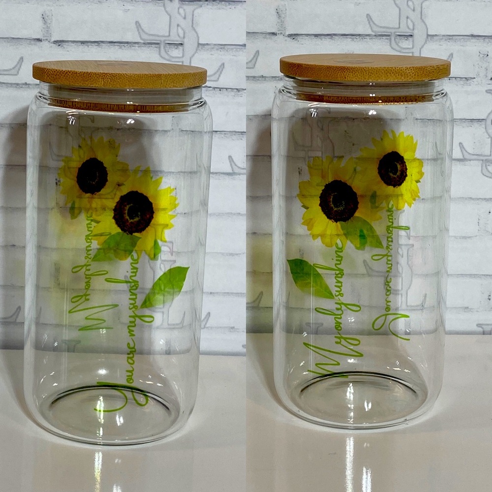 Sublimation glass tumblers
